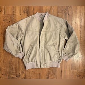 Men's Knightsbridge Vintage Classic Tan Bomber Jacket